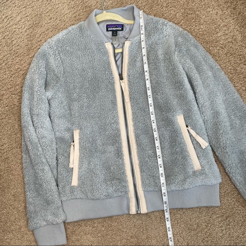 PATAGONIA GREY VINTAGE WORN WEAR COZY JACKET SIZE MED - Picture 5 of 8